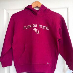 NIKE FSU Hoodie sweat shirt Red size small